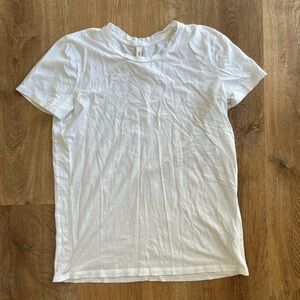 Aritzia Babaton Pima cotton and modal tee / size S / white